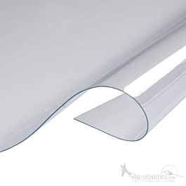 Feuille PVC transparent 0.4mm (Taille A3)