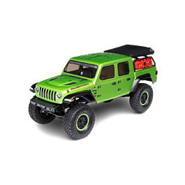 1/24 SCX24 Jeep JT Gladiator 4WD Rock Crawler Brushed RTR, Green