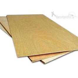 Plywood Sheet (Birch) 3x250x500mm
