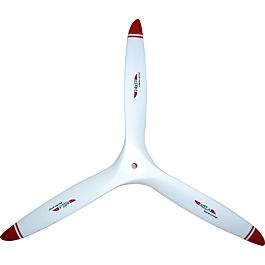 Biela 21x12 Carbon 3-Blade propeller (White/Red)