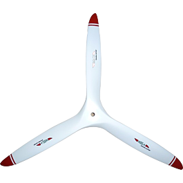 Biela 29x12 Carbon 3-Blade propeller (White/Red)