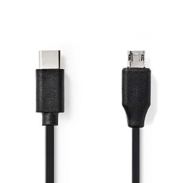 USB 2.0 cable USB-C male to Micro USB male