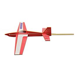 Extreme Flight Laser Red Scheme Stick Plane