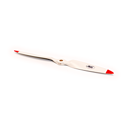 Fiala 13x8E Wooden 2-blade Propeller White/Red (Electric only)