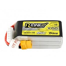 Tattu R-Line 1050mAh 6S 22.2V 95C Batterie LiPo