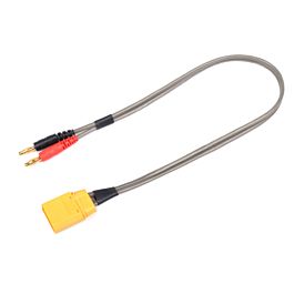 Charge cable – XT-90 connector – 30cm -  silicon cable (1pc)