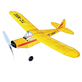 Piper Super Cub, Kit bois, moteur caoutchouc, vol libre