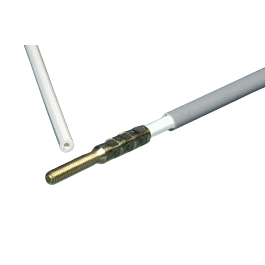 MP JET - Pushrod Octagone 3/2mm light met koppeling M2 (1,5M)