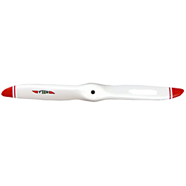 Biela 39x12 Carbon 2-Blade propeller (White/Red)