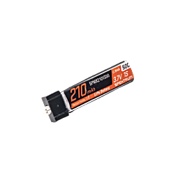3.7V 210mAh 1S 50C LiPo Battery: JST PH1.25 Connector
