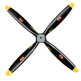 Biela 22x10C Carbon 4-Blads propeller (Semiscale)