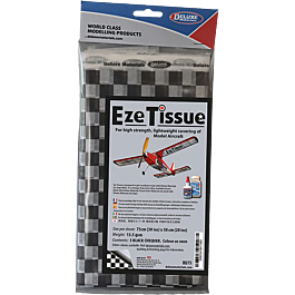 Deluxe Materials - Eze Tissue Black chequer (3 sheets)