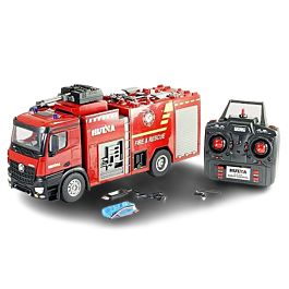 Huina 1/14 Fire Truck w. powerful hose RTR (incl Radio&USB charger)