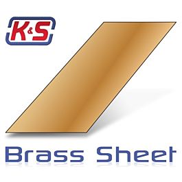 K&S - Brass sheets assorted(3pcs) KS8258