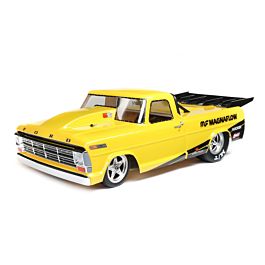 1/10 Ford F100 68 22S Drag Car BL RTR Magnaflow 2WD, Yellow