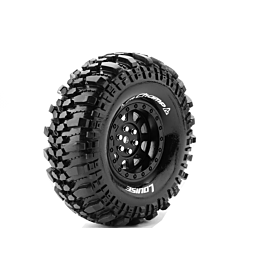 Louise RC - CR-CHAMP - 1-10 Crawler Tire Set - Mounted - 12mm hex