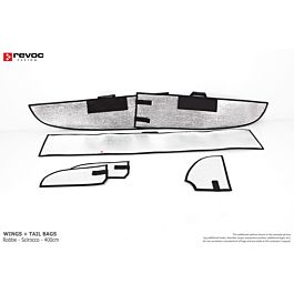 Revoc - Coverset ALU for Robbe Scirocco 4m Wings/Stabs/Rudder