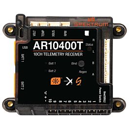 Spektrum AR10400T DSMX 10-kanaals PowerSafe Telemetrie Ontvanger