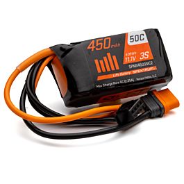 Spektrum 450mAh 3S 11.1V 50C LiPo Battery: IC2