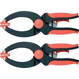 2 Ratcheting Clamps (Jaw Capacity 35 mm)