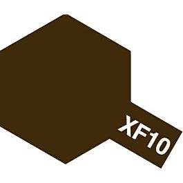 Tamiya Acrylic paint mini XF-10 Flat Brown (10ml)