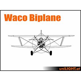 Unilight - Bundle Waco F Biplane, 1:3, ca. 3m span (Civil/Sport)