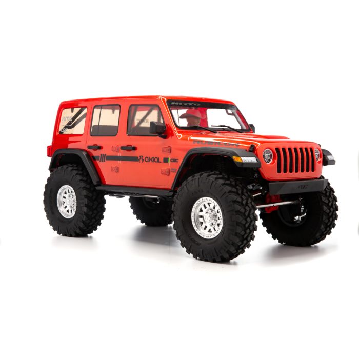  1/10 SCX10 III Jeep JLU Wrangler with Portals RTR, Red  (AXI03003T2