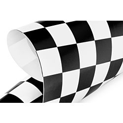 Kavan - Covering Film, Checkered Black/White (2m)