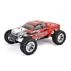 FTX Carnage 2.0 1/10 Brushed Truck 4WD RTR - Rood