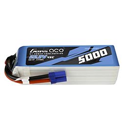 GensAce 5000mAh 6S 22.2V 45C Batterie LiPo