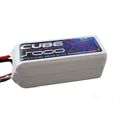 SLS X-Cube 5000mAh 6S1P 22,2V 40C/80C