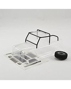 FTX MINI OUTBACK 2.0 RANGER BODY & ROLL CAGE - CLEAR LEXAN