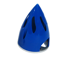 Cone Cyclone 57mm Bleu avec flasque Alu